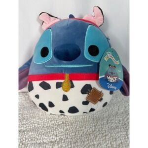 Disney Squishmallows Stitch Dalmatian Dog‎ Pongo Plush Stuffed Animal Toy NWT 8"
